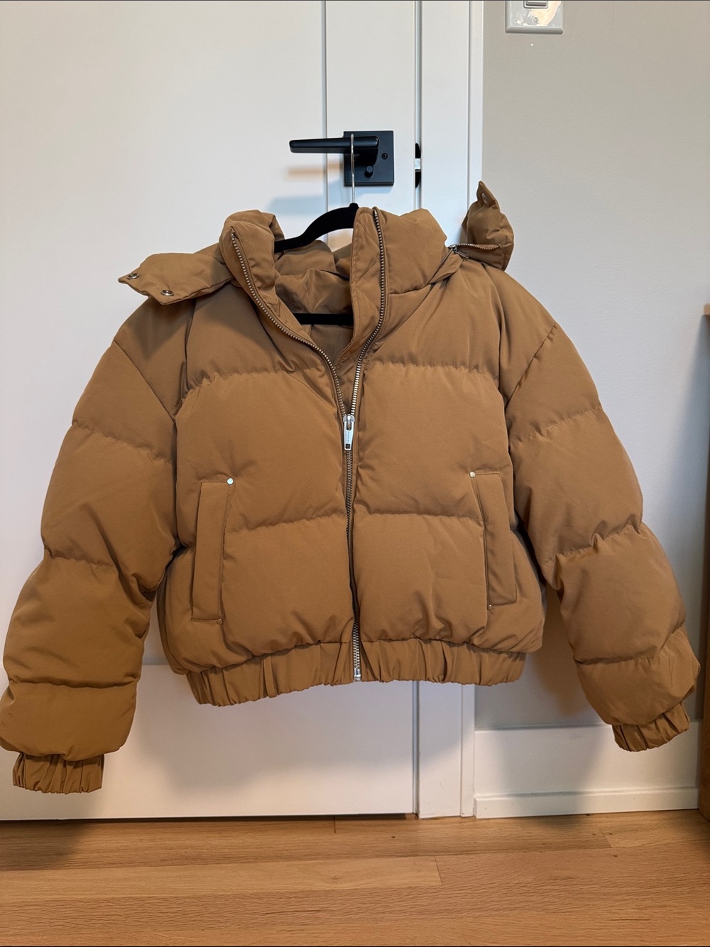 The Kooples Camel Puffer Jacket